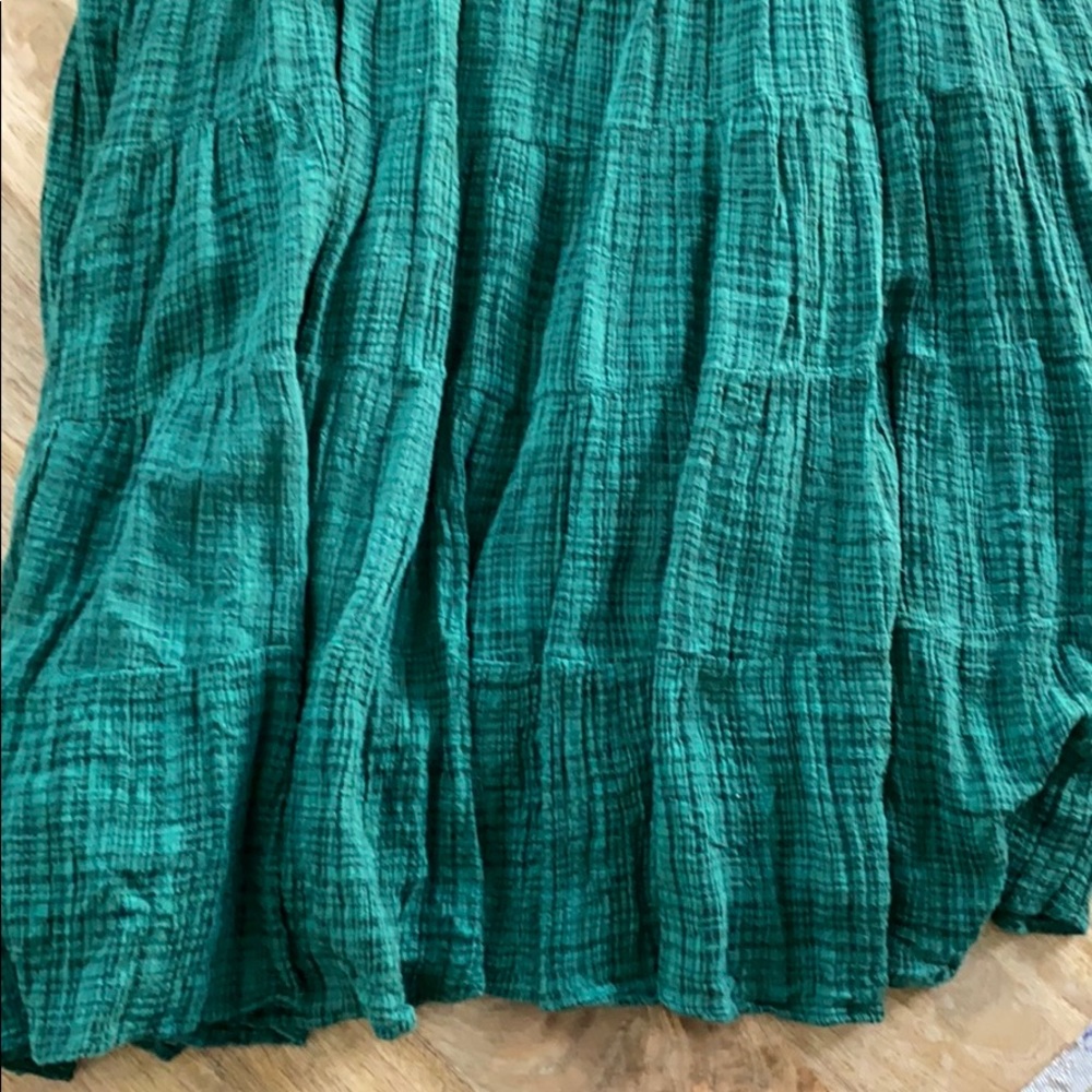 NWT Anthropologie Anaylist Green Maxi Dress M - Picture 8 of 9